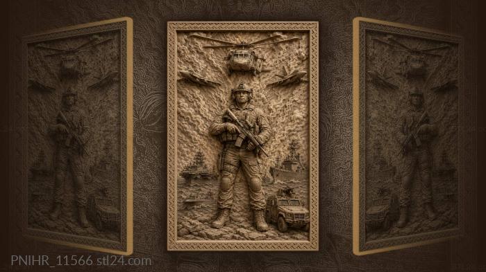 Combatant commands land sea and sky 3d STL model