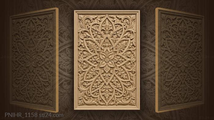 Four petalled flower in a starburst 3d STL model