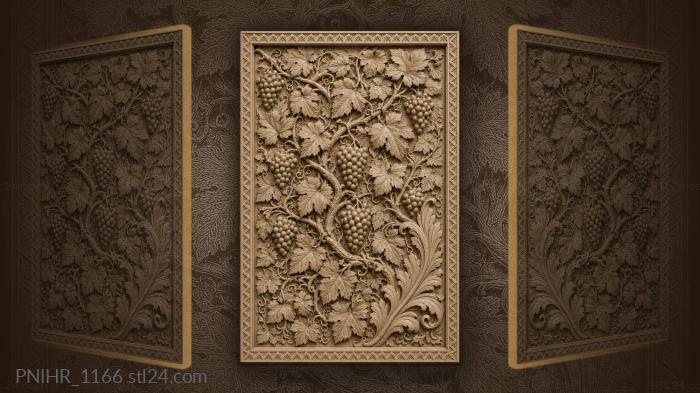 Intertwined vines filling the whole field 3d STL model