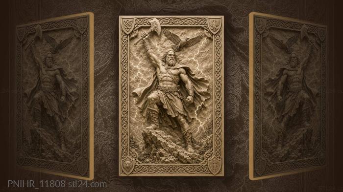 Peruns power and stormy skies 3d STL model