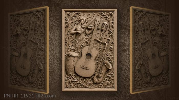Musical instruments joyful acoustic performance 3d STL model