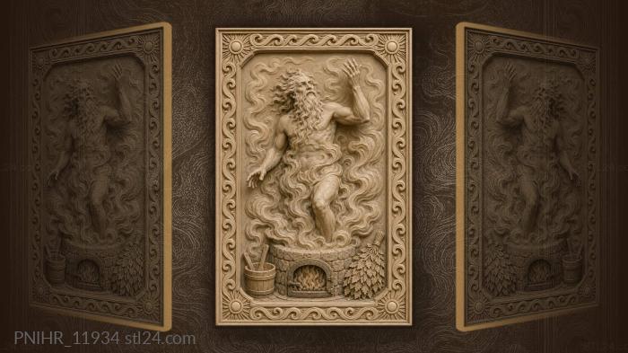 Sauna spirit from ancient hearth 3d STL model