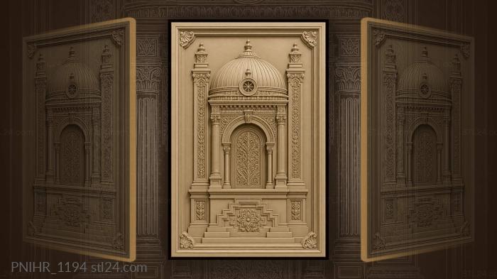 Eastern dome with arched entrance 3d STL model