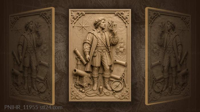 Sextant dividers and a plumb bob 3d STL model