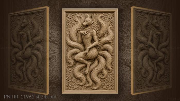 Nine-tailed fox spirit serenity 3d STL model