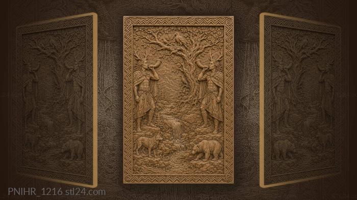 Forest spirits ancient call echoes 3d STL model