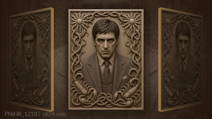 Al Pacino as Tony Montana 3d STL model