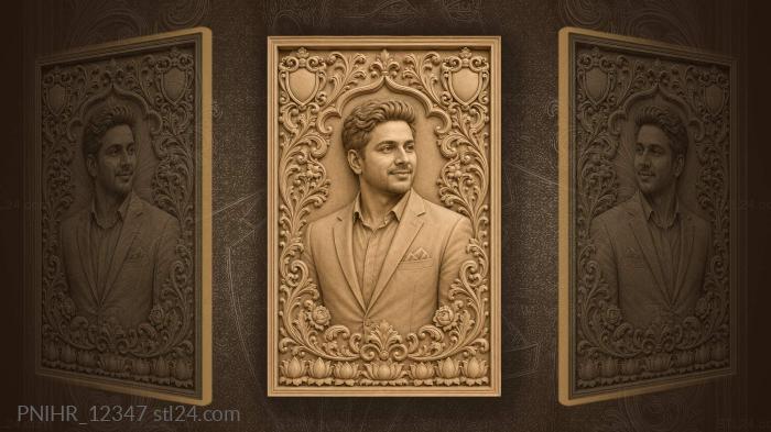 Shah Rukh Khan with a pocket square 3d STL model