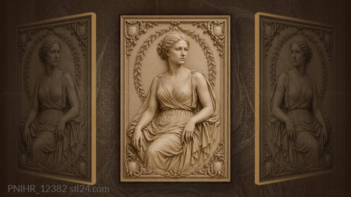 Venus in classical drapery 3d STL model