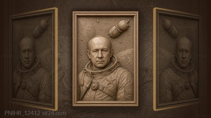 Alexei Leonov by the Vostok spacecraft 3d STL model