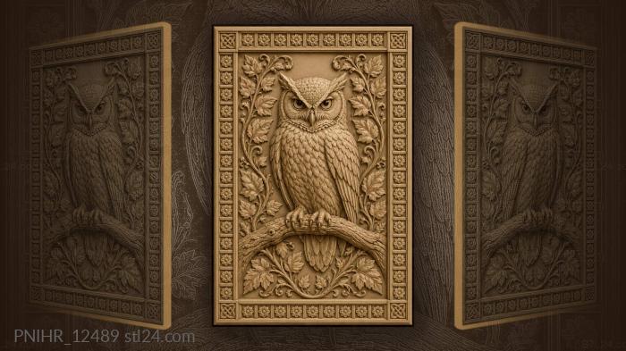 Folded wings among climbing vines 3d STL model
