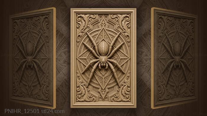 Geometric field around the spider 3d STL model