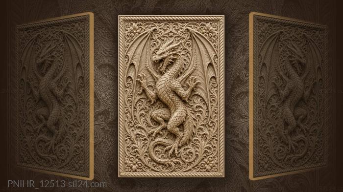 Spread wings among flowering vines 3d STL model