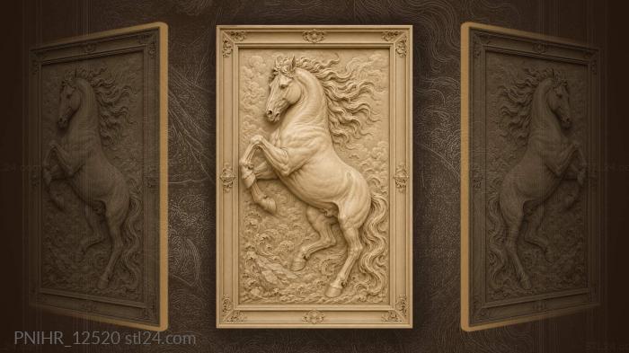 Wild horse full of power 3d STL model
