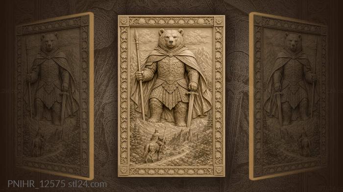Road to the castle behind him 3d STL model