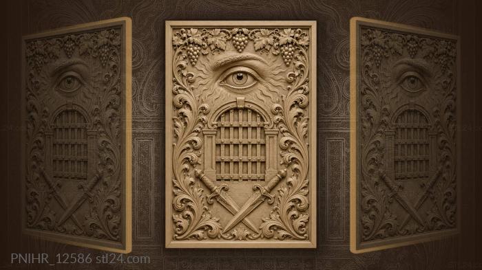 Stern gaze beyond the gate 3d STL model