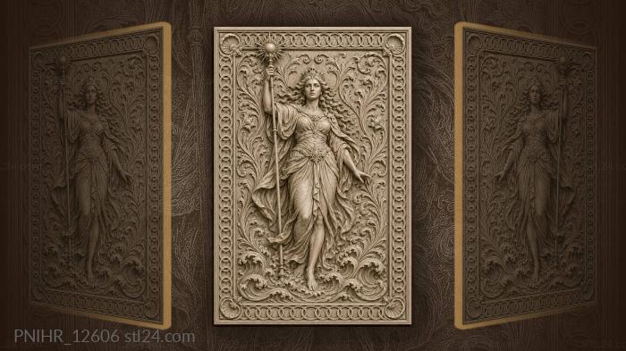 Sea sovereign with radiant orb staff 3d STL model