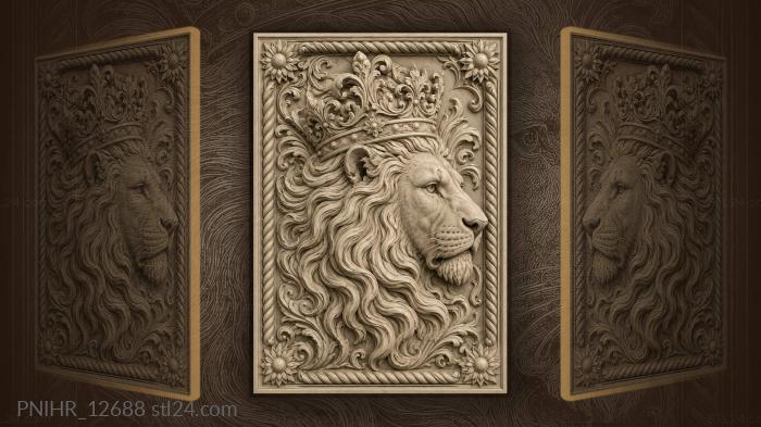 Crown of flowers upon the mane 3d STL model
