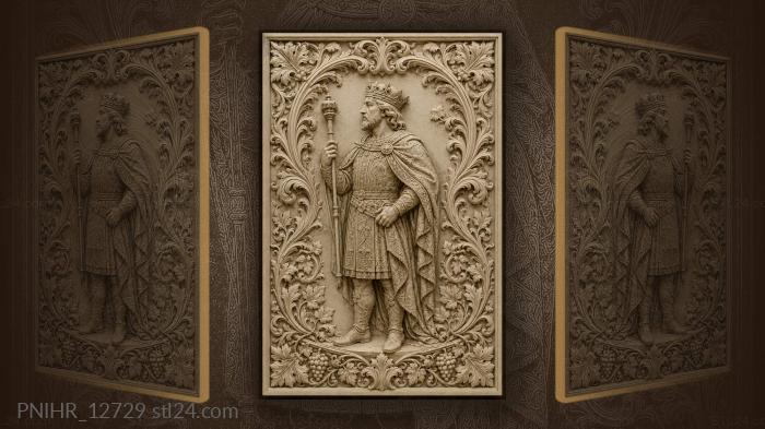 Sceptre raised above the grapevine 3d STL model