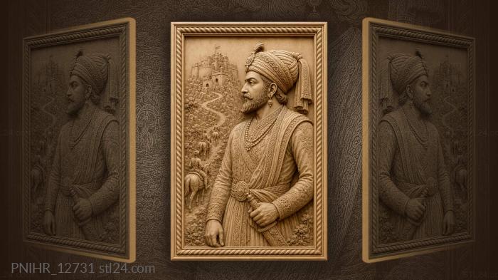 Eastern prince with fortress path 3d STL model