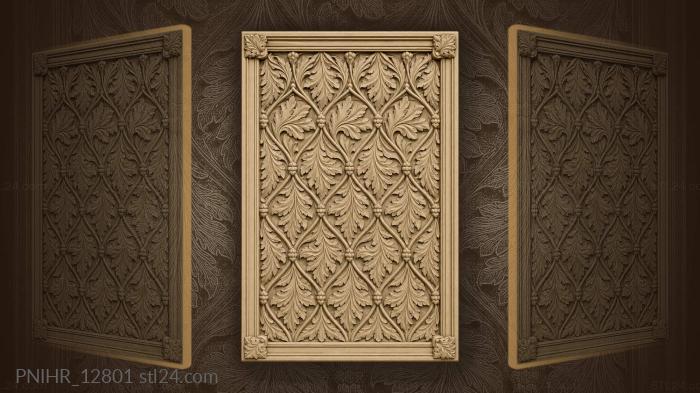 Diamond leaf repeating pattern design 3d STL model