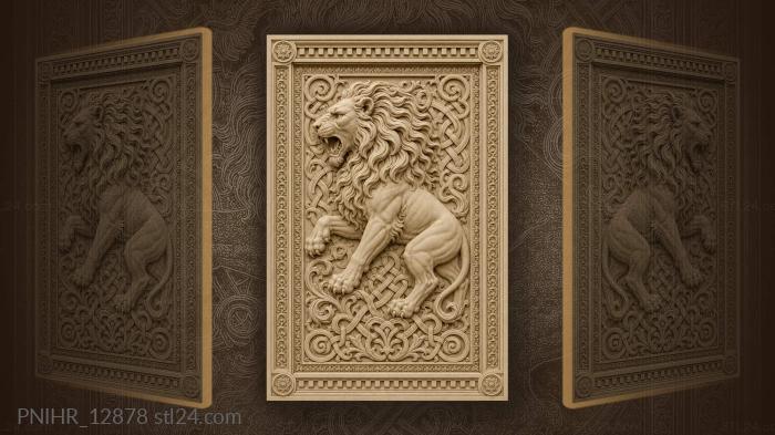 Knotwork binding the legs into a base 3d STL model