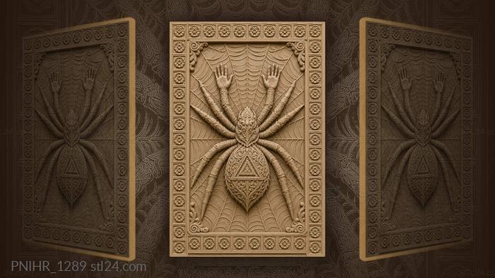 Triangle mark on the abdomen 3d STL model