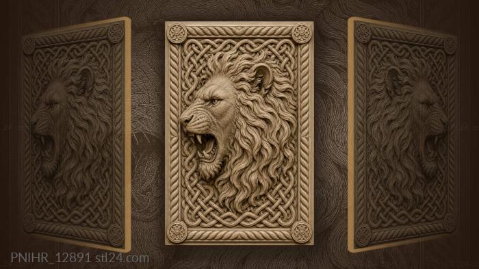 Rope twist woven into the mane 3d STL model