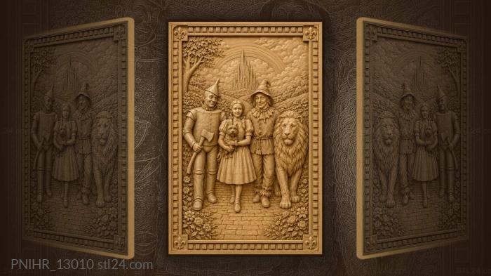 Wizard of oz journey with friends 3d STL model