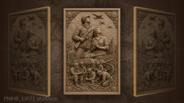 Courage under wartime skies 3d STL model