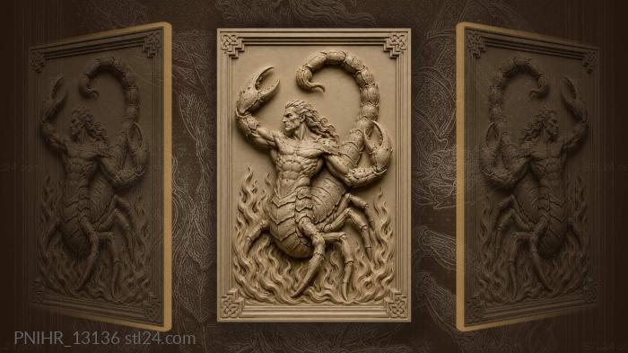 Flames climbing from the base 3d STL model