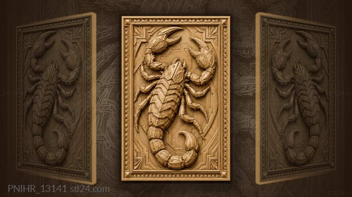 Tail sweeping down to the stinger 3d STL model