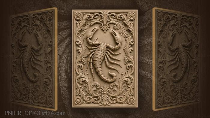 Claws raised and tail curving down 3d STL model