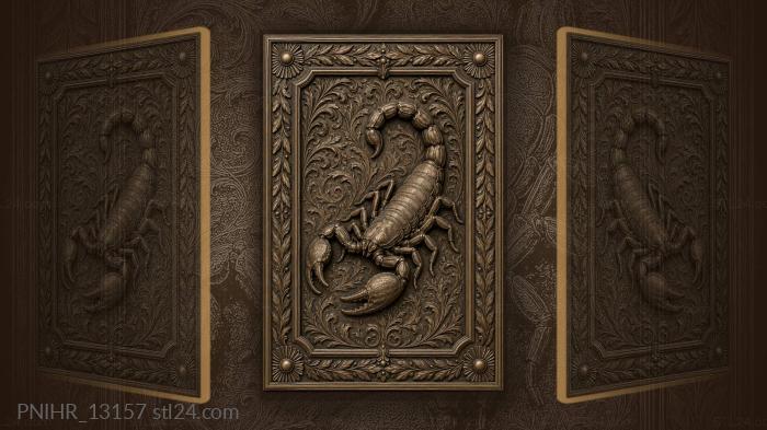 Laurel and sunbursts by the scorpion 3d STL model