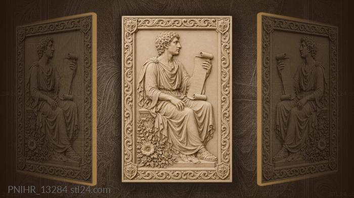 Flowers at the scribe feet 3d STL model
