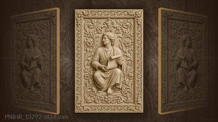 Interlocking lozenges around calm sage 3d STL model