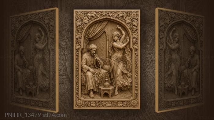 Noble gentleman and dancing maiden 3d STL model