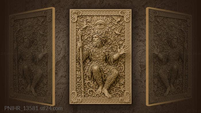 Forest spirit with watchful eye 3d STL model