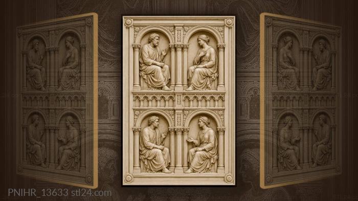 Ancient arches and hidden figures 3d STL model