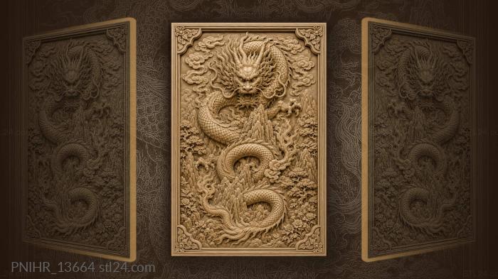 Dragon and mountain majesty 3d STL model