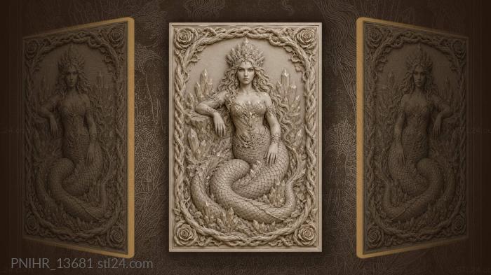 Crystalline serpent queen majestic beauty 3d STL model