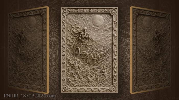 Death’s chariot across troubled lands 3d STL model
