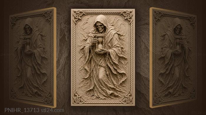 Time, death and flowing robes 3d STL model