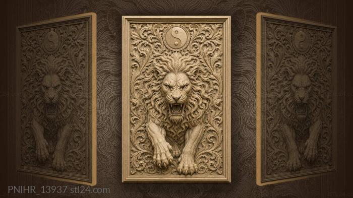 Yin and yang above the head 3d STL model