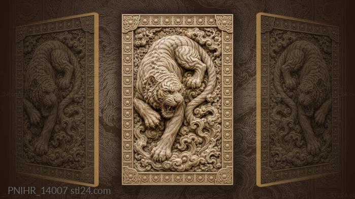 Tail curled in a cloudy haze 3d STL model