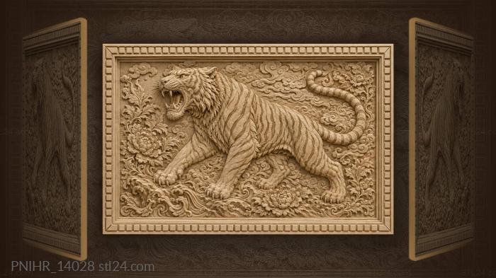 Roaring upward among clouds and flowers 3d STL model