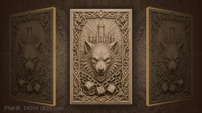 Wolf castle and gamblers luck 3d STL model