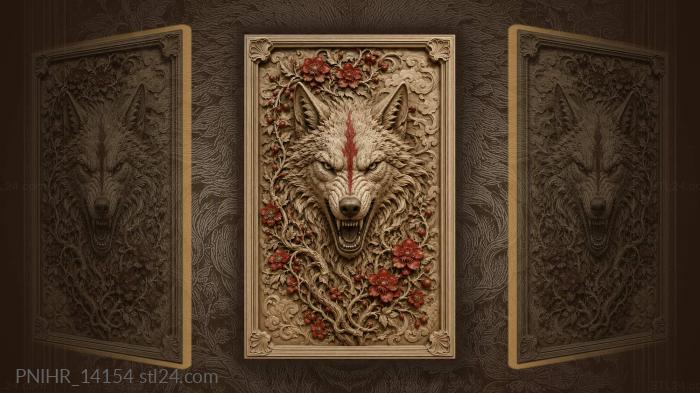 Crimson stripe among red blossoms 3d STL model