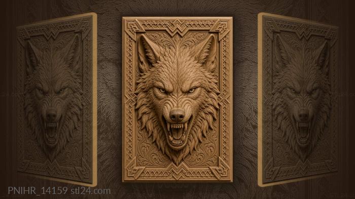 Snarl repeated inside a zigzag band 3d STL model
