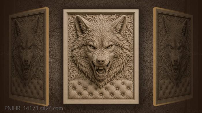 Tufted button cushion below head 3d STL model